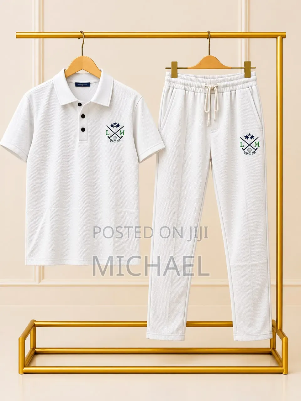 Short-Sleeve Shirt and Matching Trousers