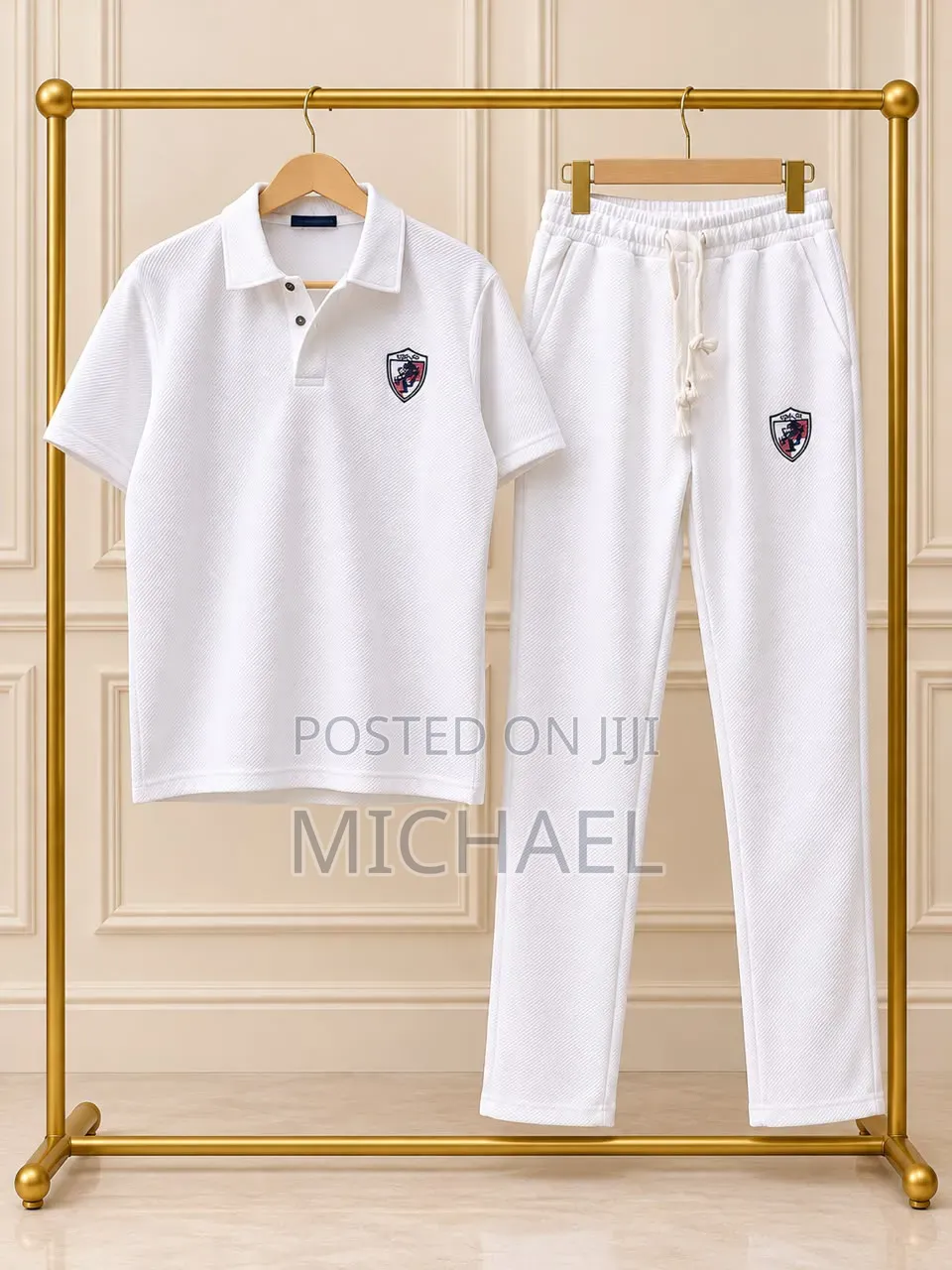 Short-Sleeve Shirt and Matching Trousers
