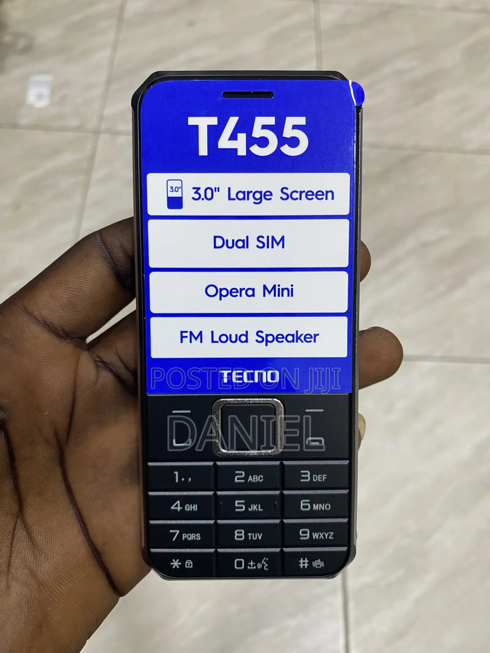 New Tecno T455 Black
