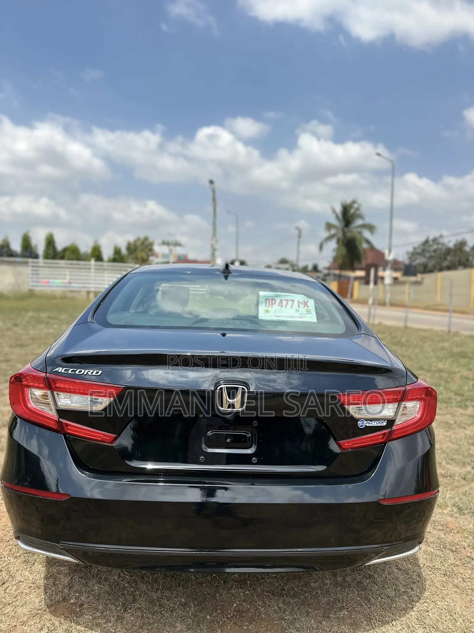 Honda Accord EX (1.5L 4cyl Turbo CVT) 2019 Black