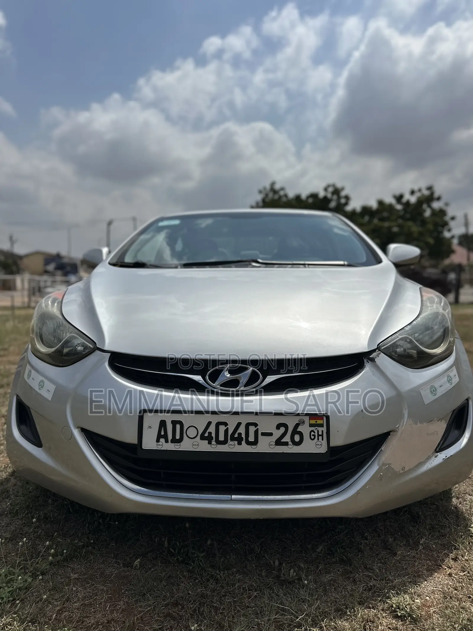 Hyundai Elantra GLS Sedan FWD (1.8L 4cyl 6A) 2013 Silver