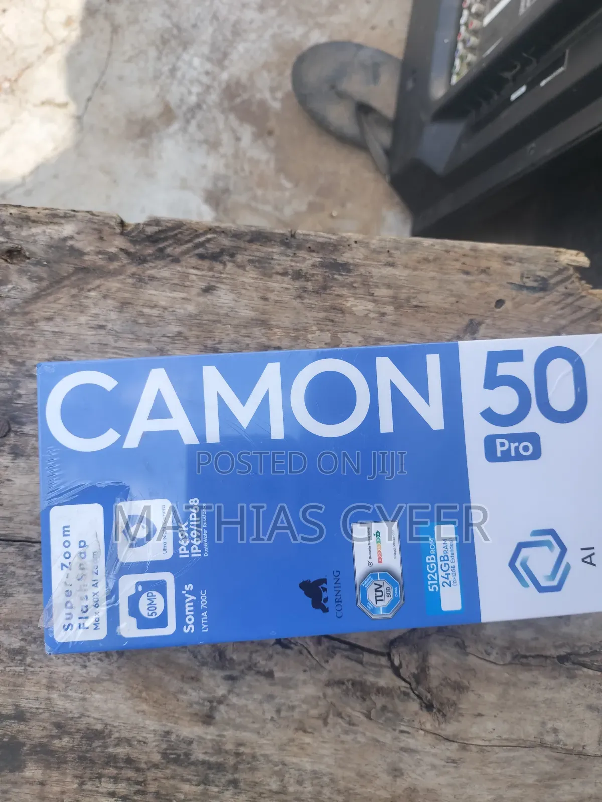 New Tecno Camon 50 Pro 256 GB Black