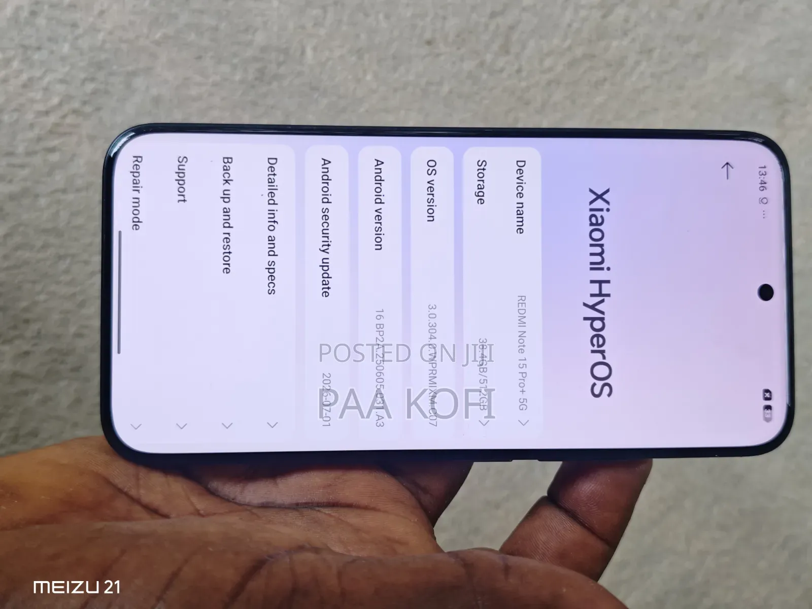 Xiaomi Redmi Note 15 Pro+ 512 GB Black