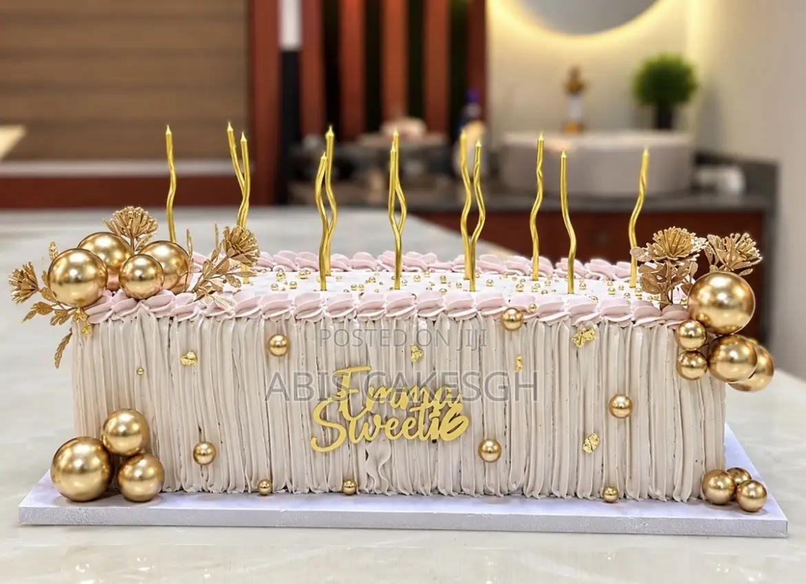 Rectangular Birthday Cakes Available