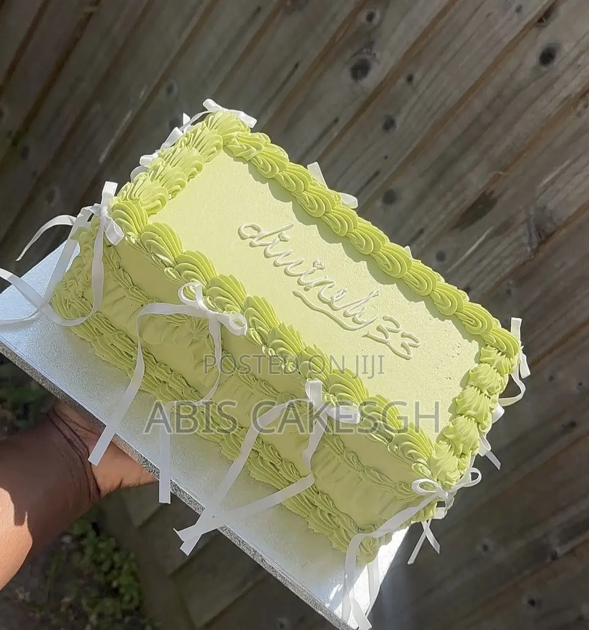 Rectangular Birthday Cakes Available