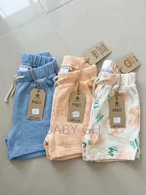M&S Girls Shorts 3 Piece