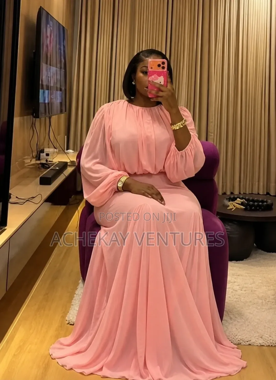 Luxury Ladies Long Pink Dresses for Your Beautiful Wedding Party