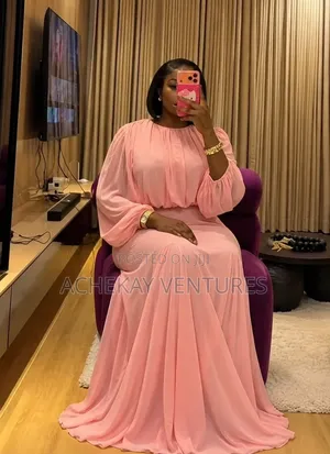 Luxury Ladies Long Pink Dresses for Your Beautiful Wedding Party
