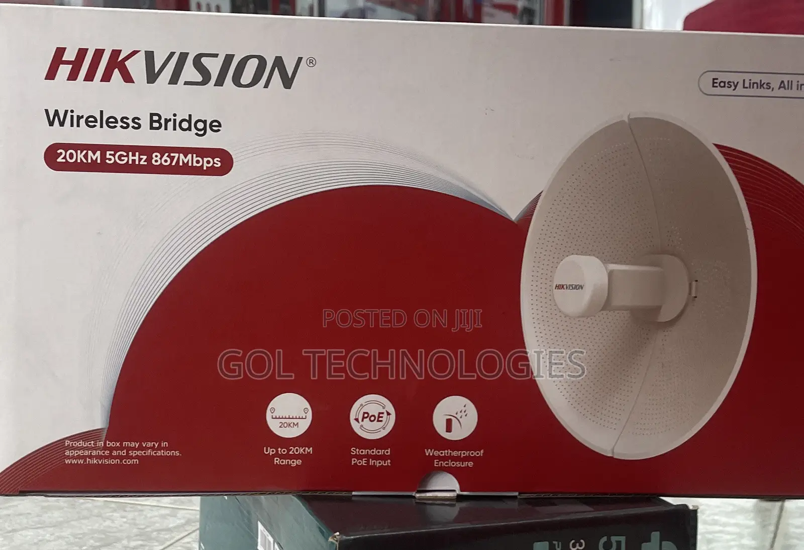 HIKVISION 20KM 5GHz Wireless Bridge Ds-3wf20ks-S-Acg
