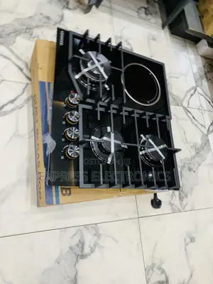 Zealous Sleek Gas Electric Cooker Built in 3-1 Stove 60Cm Black