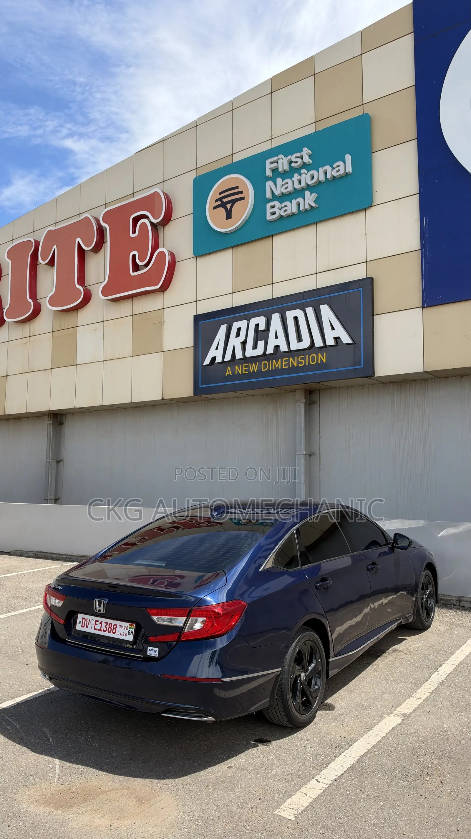 Honda Accord EX-L (1.5L 4cyl Turbo CVT) 2019 Blue