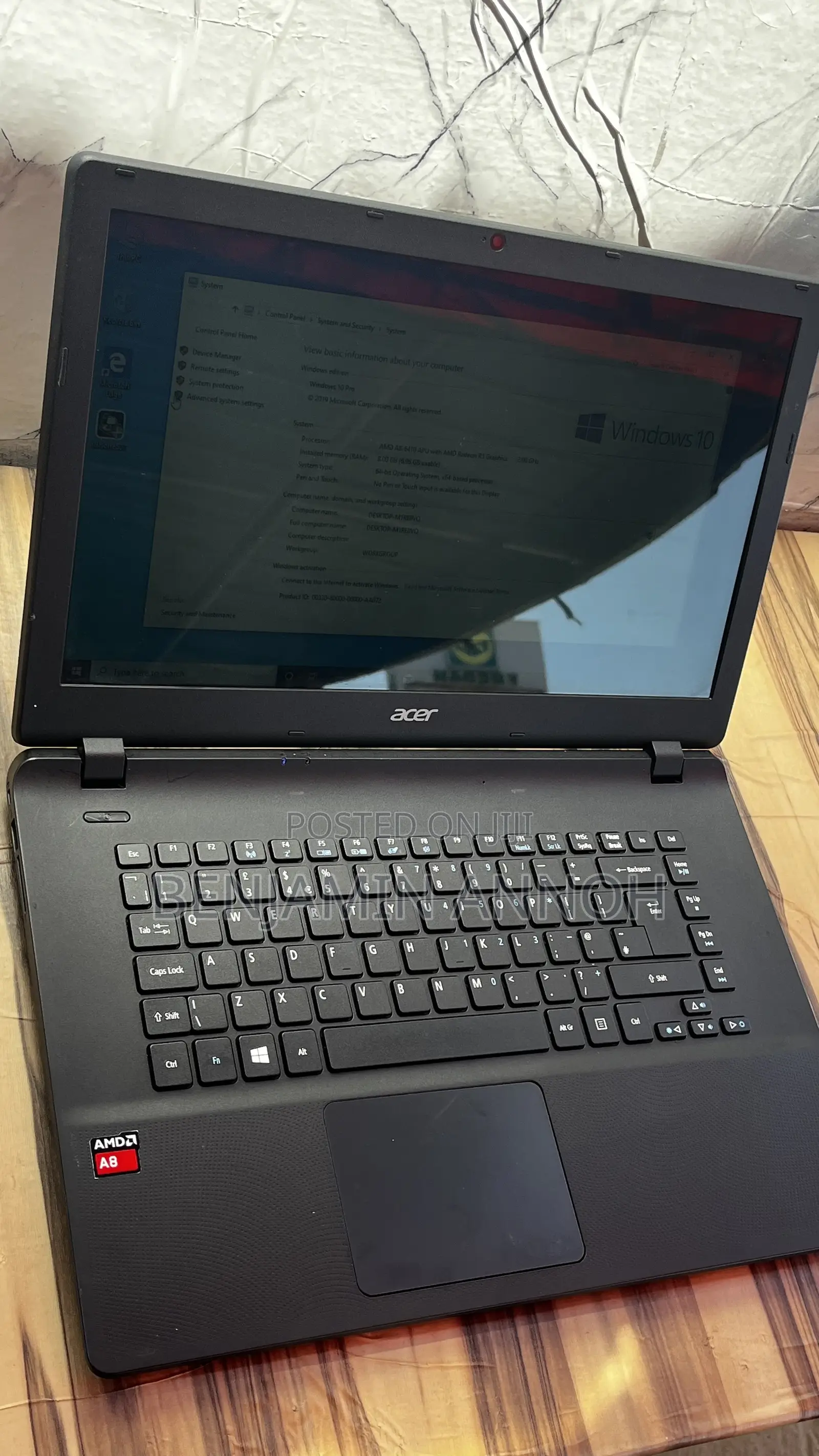 Laptop Acer Aspire ES1-520 8GB AMD A8 SSD 128GB