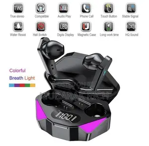Original M28 TWS Gaming Earbuds - LED Digital Battery Display - RGB