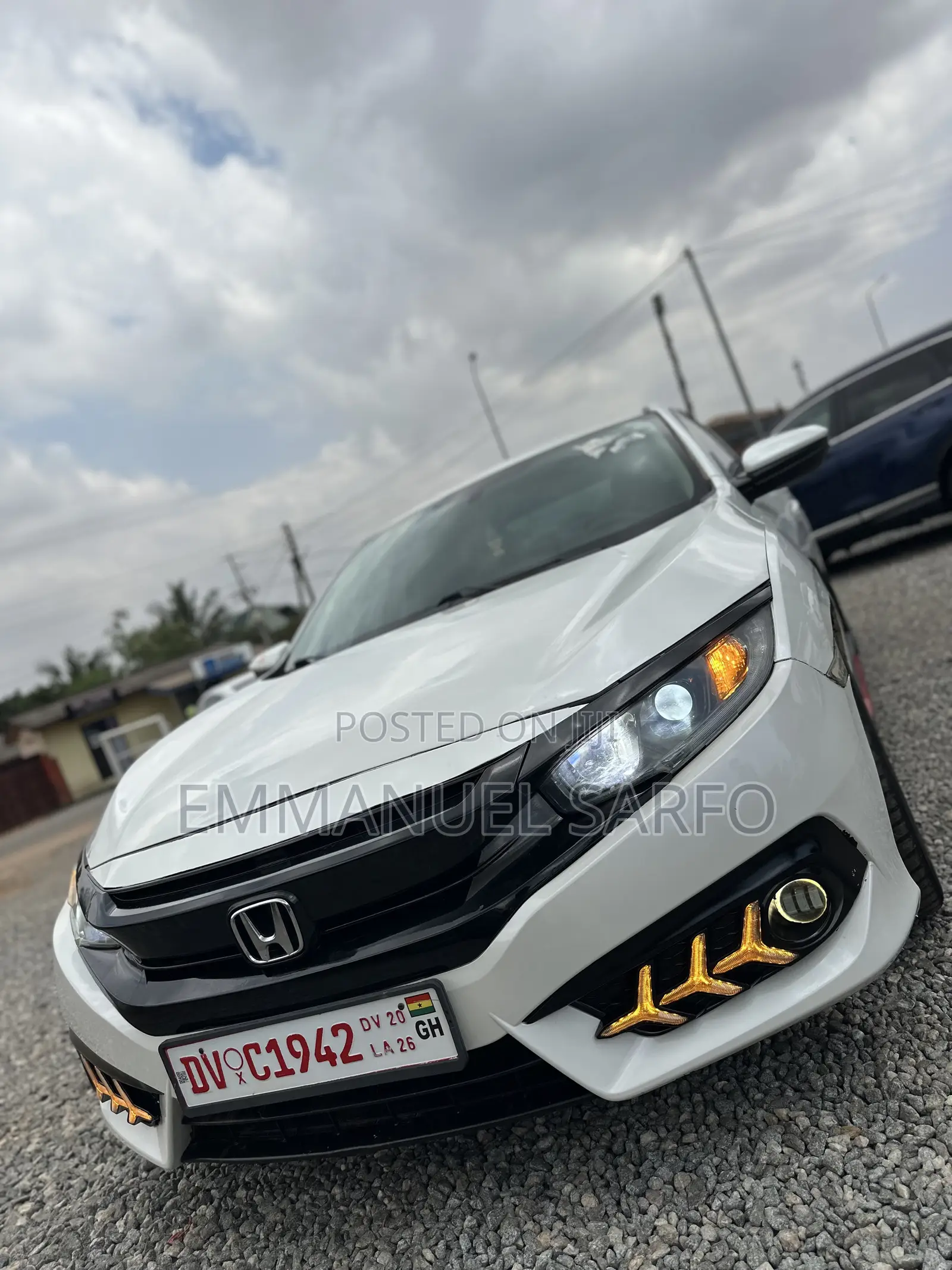 Honda Civic EX-L 4dr Sedan (1.5L 4cyl) 2017 White