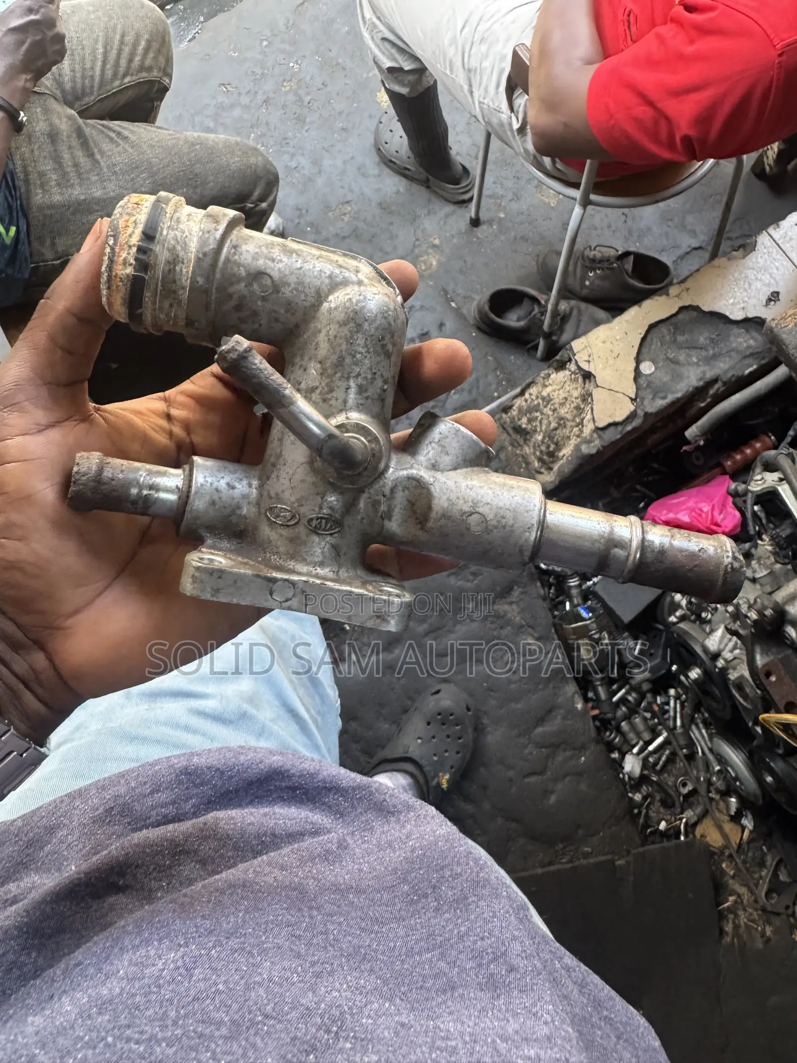 Hyundai Engine Coolant Water Outlet