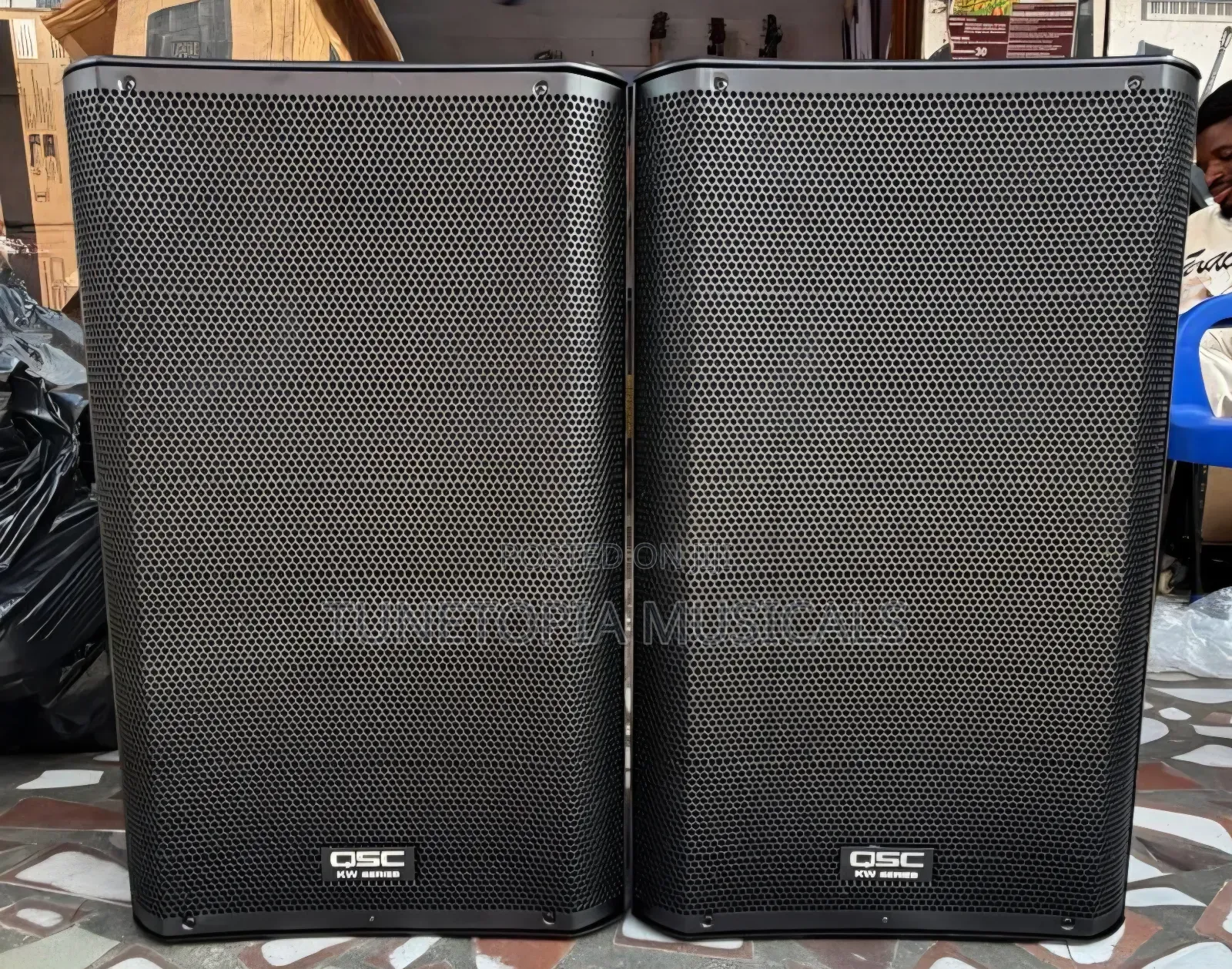 Original QSC K15 2-Way 15inches Active Speaker(1pair)/Stage Monitors