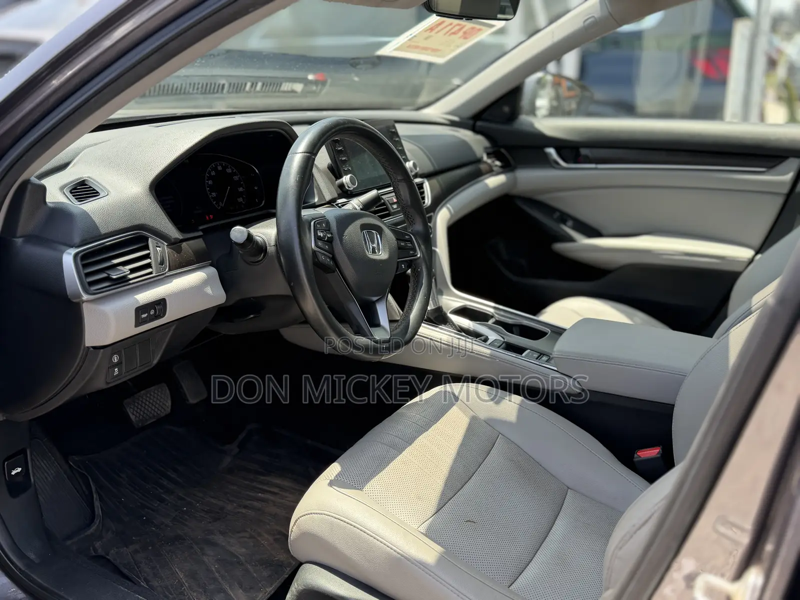 Honda Accord EX-L (2.0L 4cyl Turbo 10A) 2019 Gray