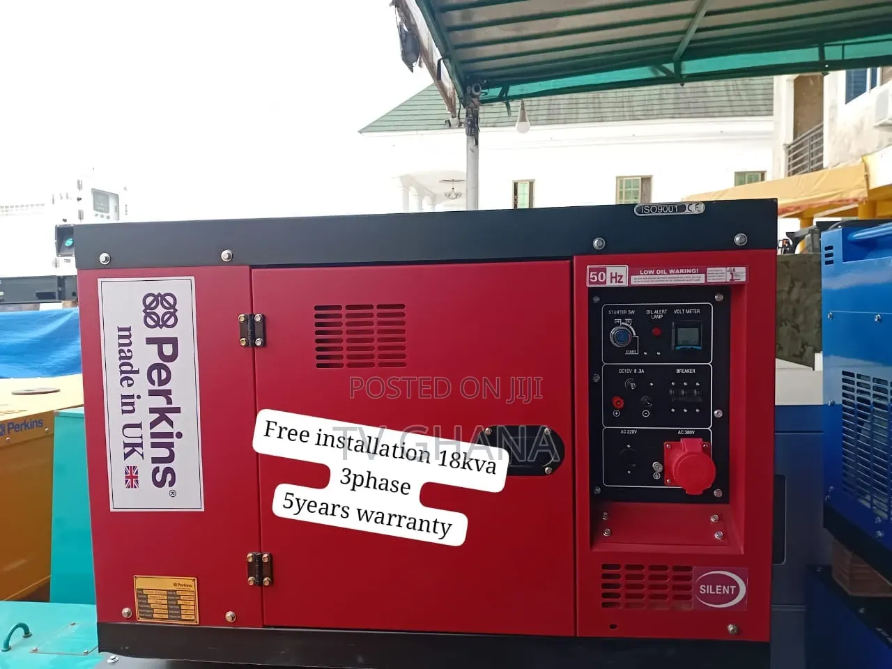 Perkins 18KVA 3-Phase Genset – Dependable Backup Power Solution18kva