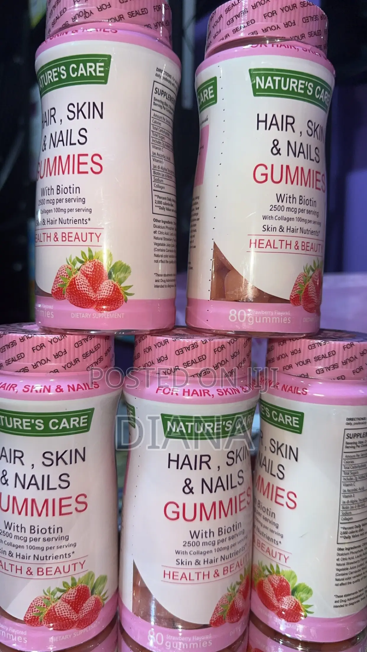 Natures Care Hair ,Skin and Nails Gummies