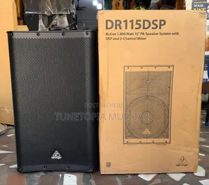 Behringer DR115DSP 1,400-Watt 15-Inch Active PA Speakers