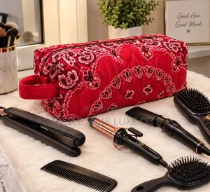 Bandana Hot Tools Bag,Belle Noir Luxe Co.