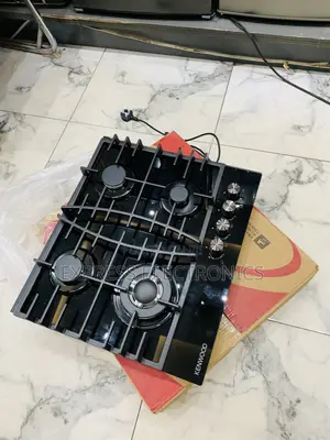 High Quality 4burner Gas Cooker Built in 60cm Black