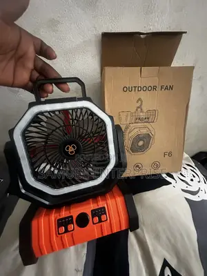 Fan With Light and Power Bank