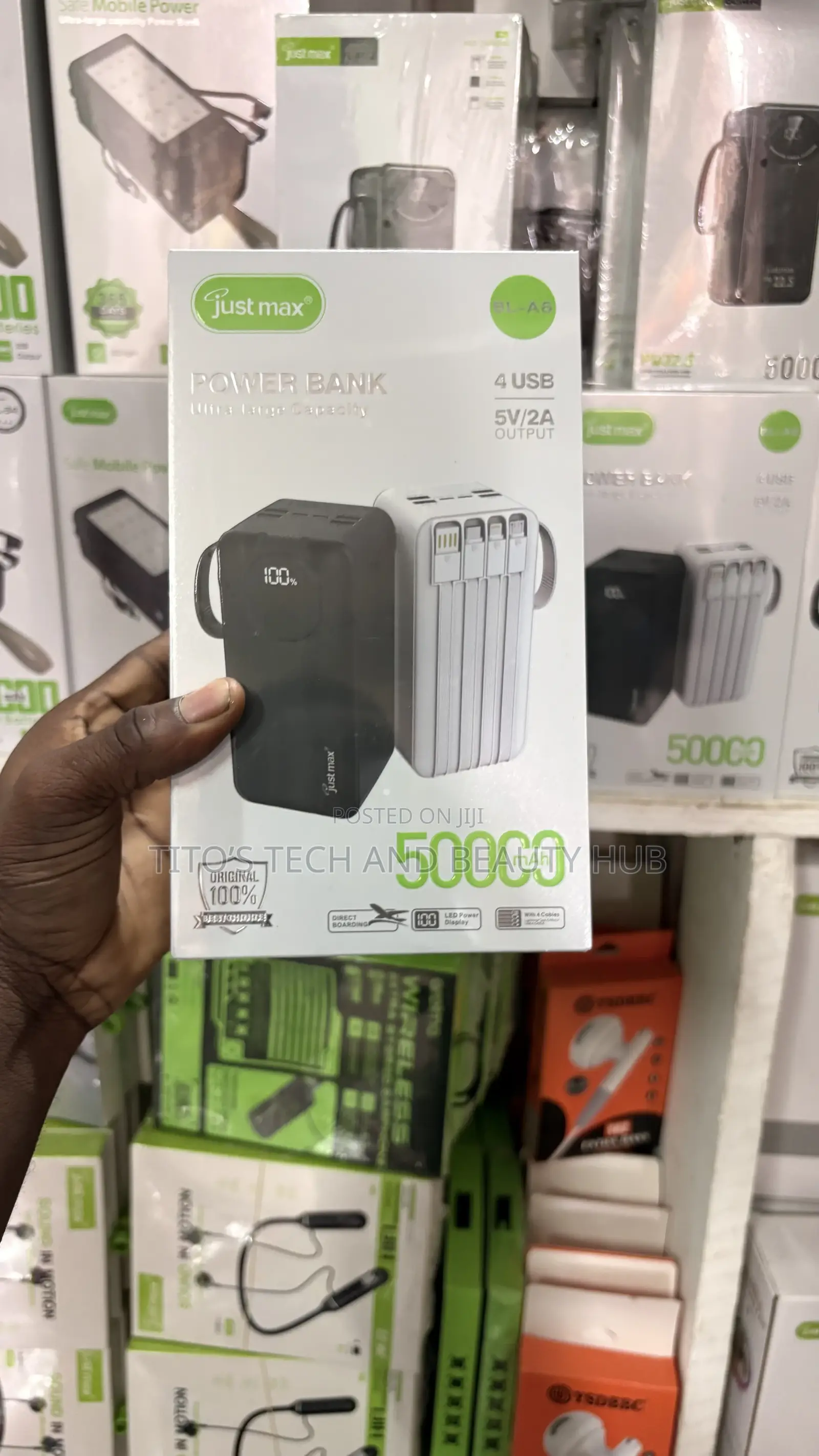 Just Max Power Bank 50000mah