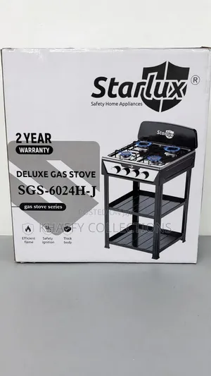 Starlux Deluxe 4-Burner Gas Stove With Stand SGS-6024H-J