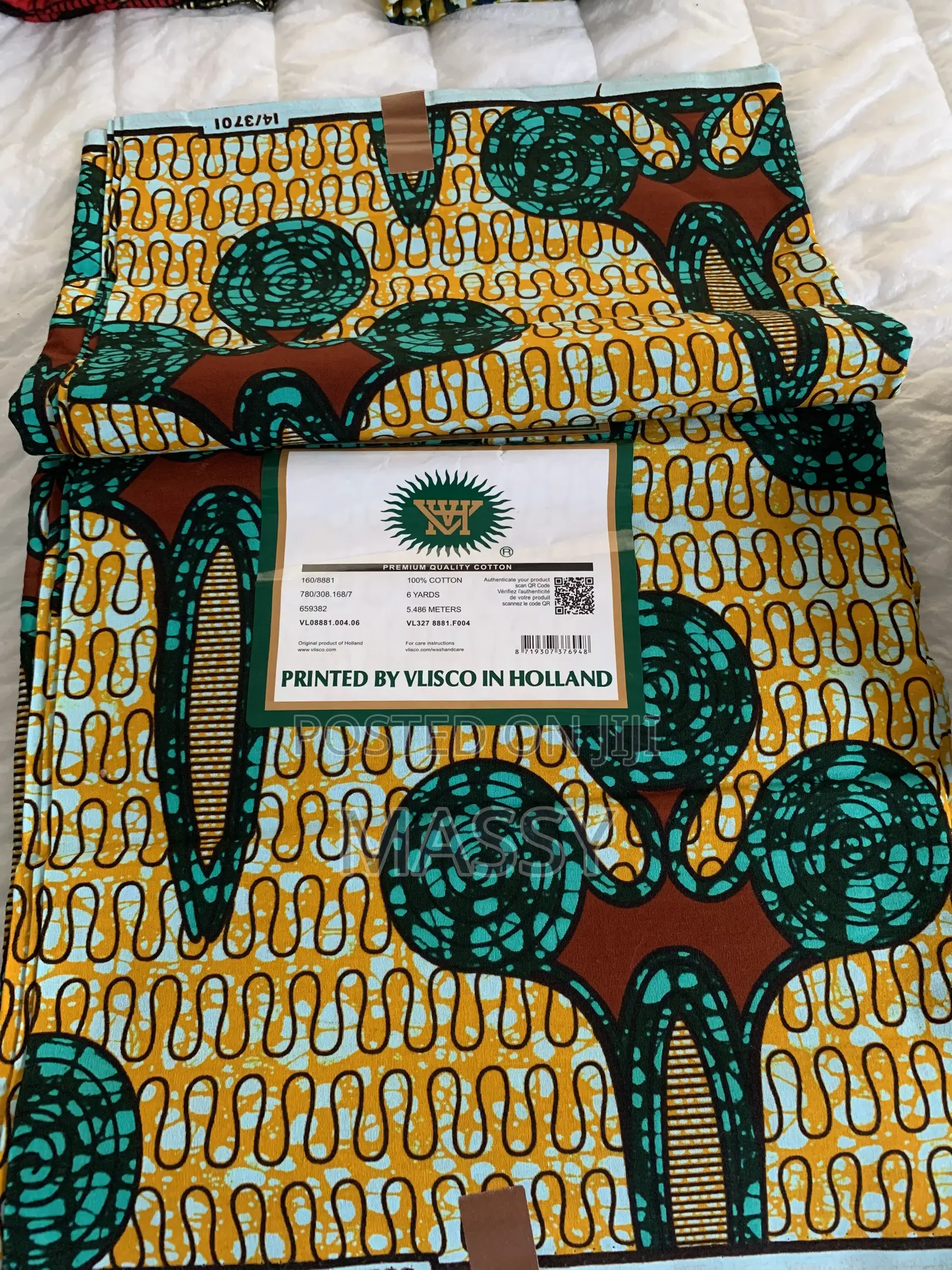 Original Holland Wax Fabric From Europe