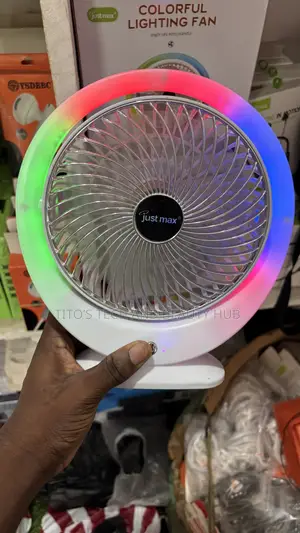 Colorful Lightning Fan