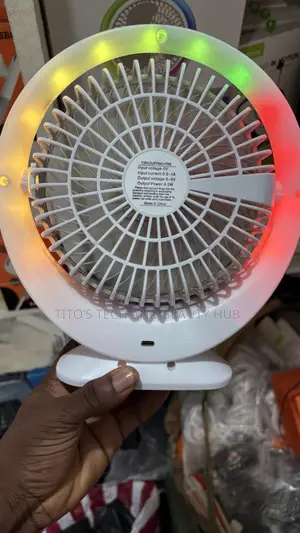 Colorful Lightning Fan
