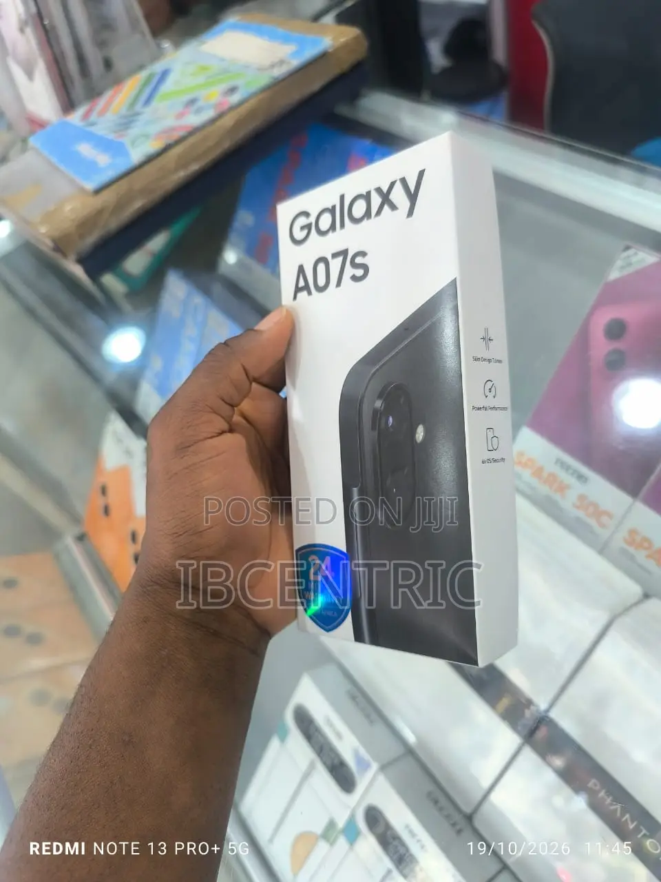 New Samsung Galaxy A07s 64 GB Black