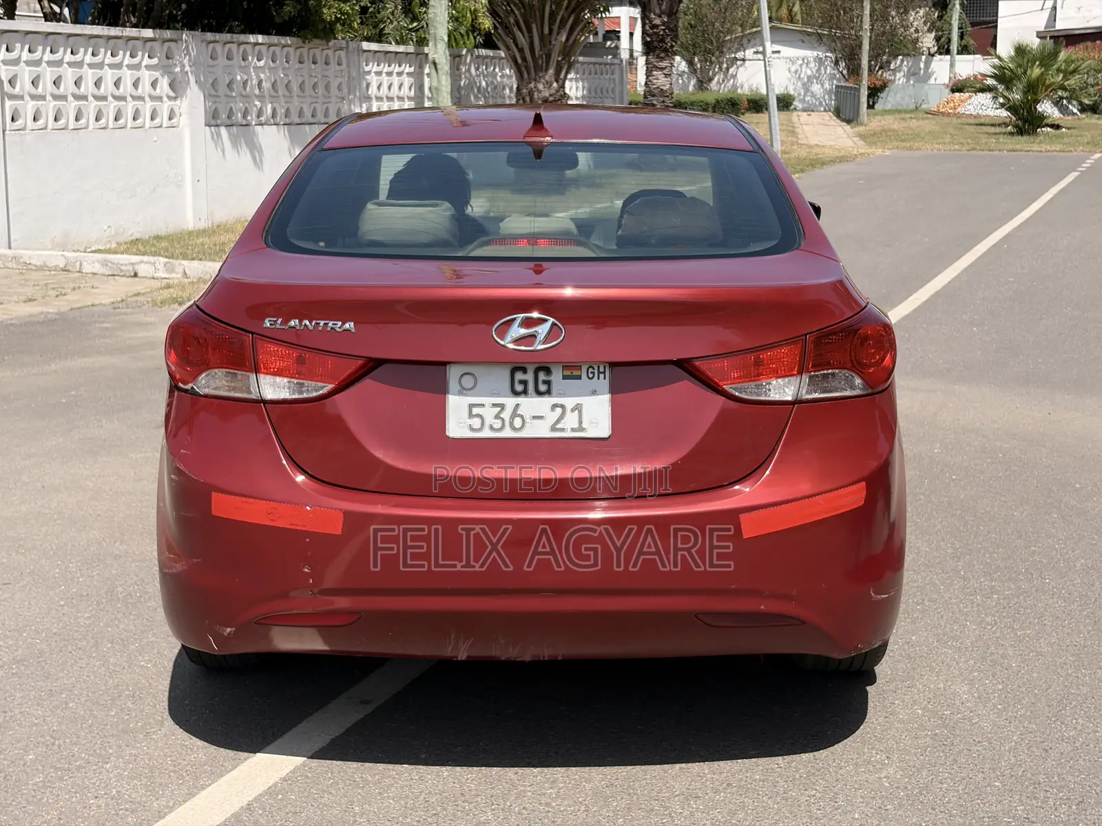 Hyundai Elantra 2013 Red