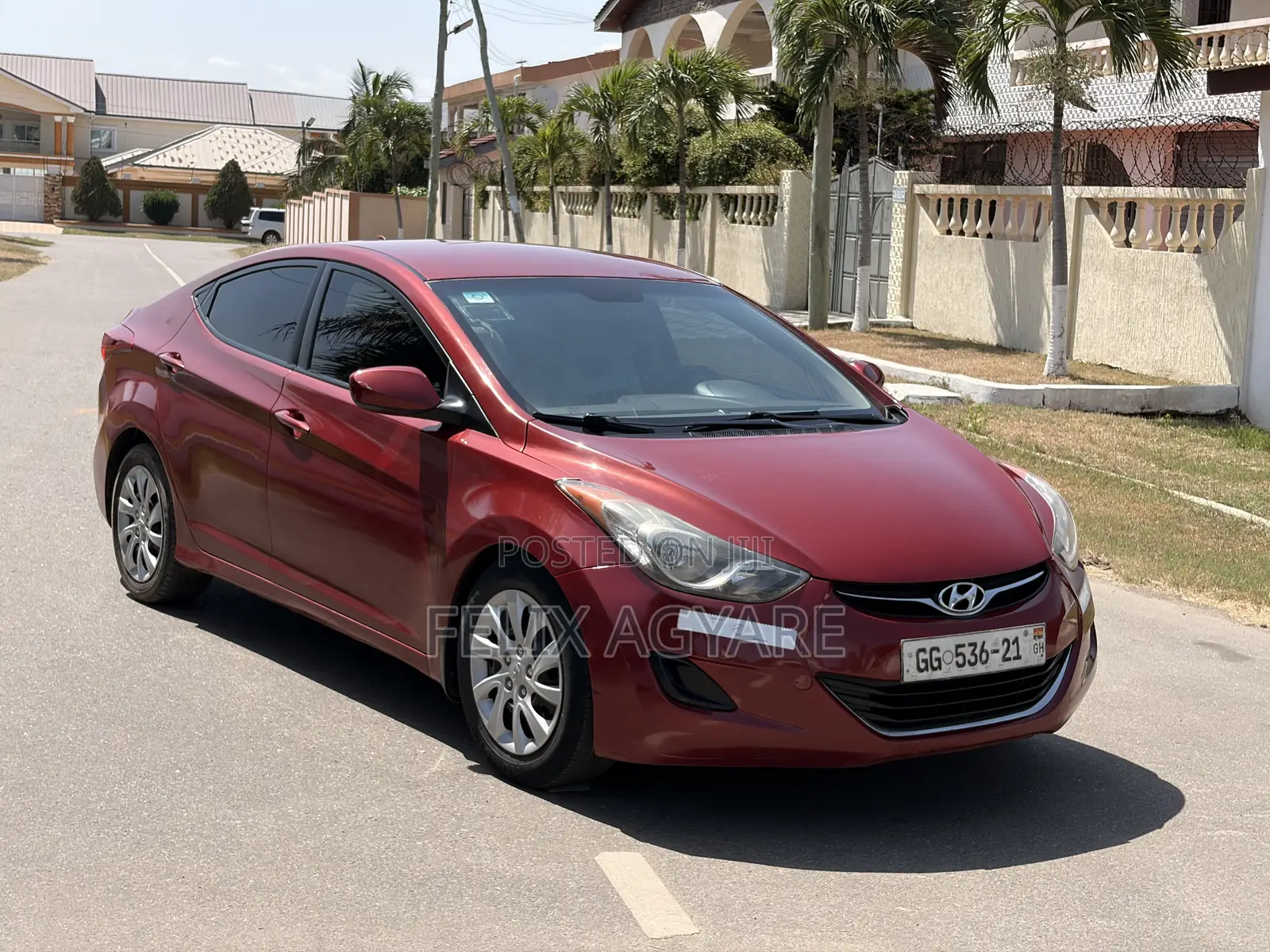 Hyundai Elantra 2013 Red