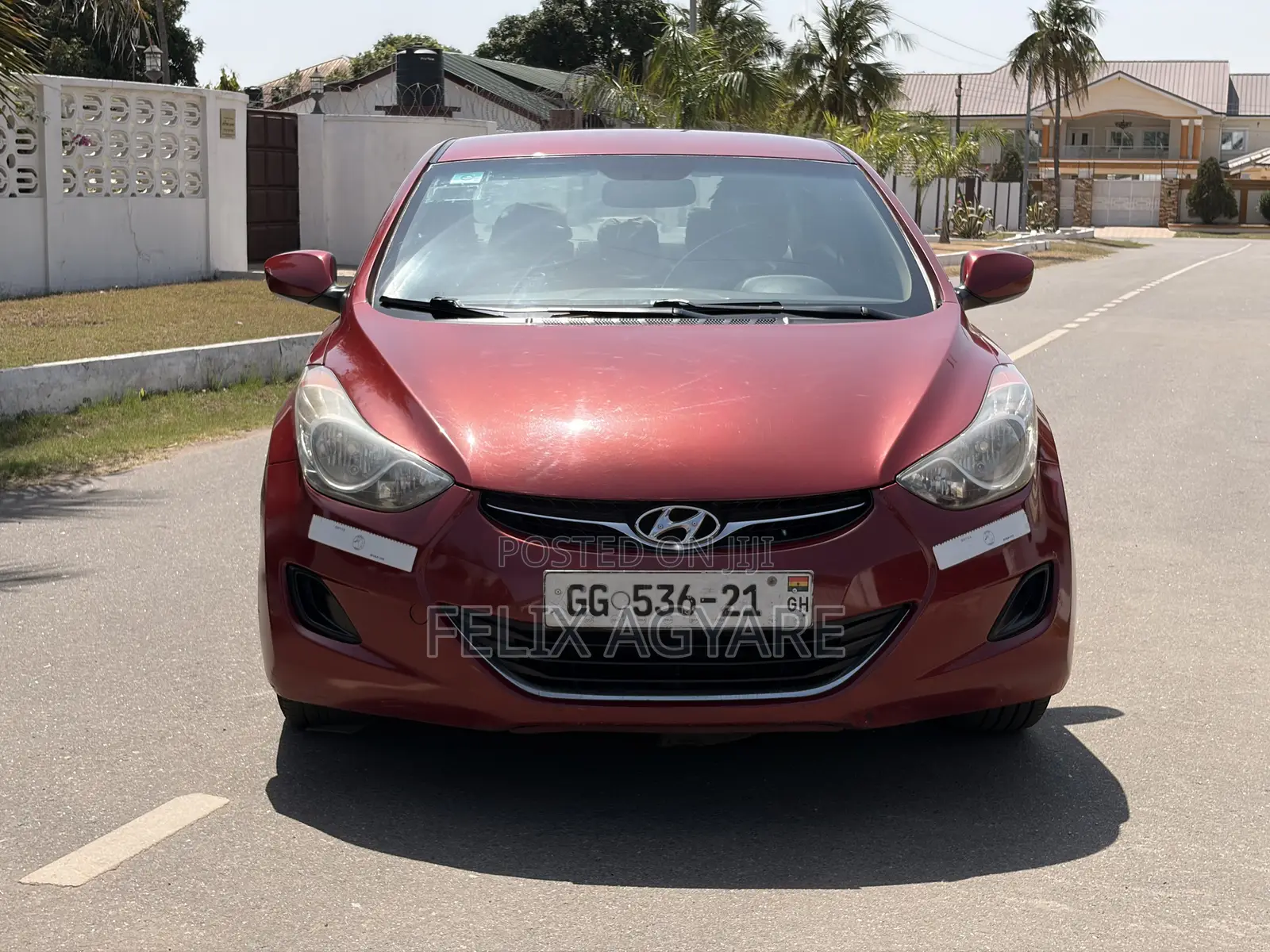 Hyundai Elantra 2013 Red