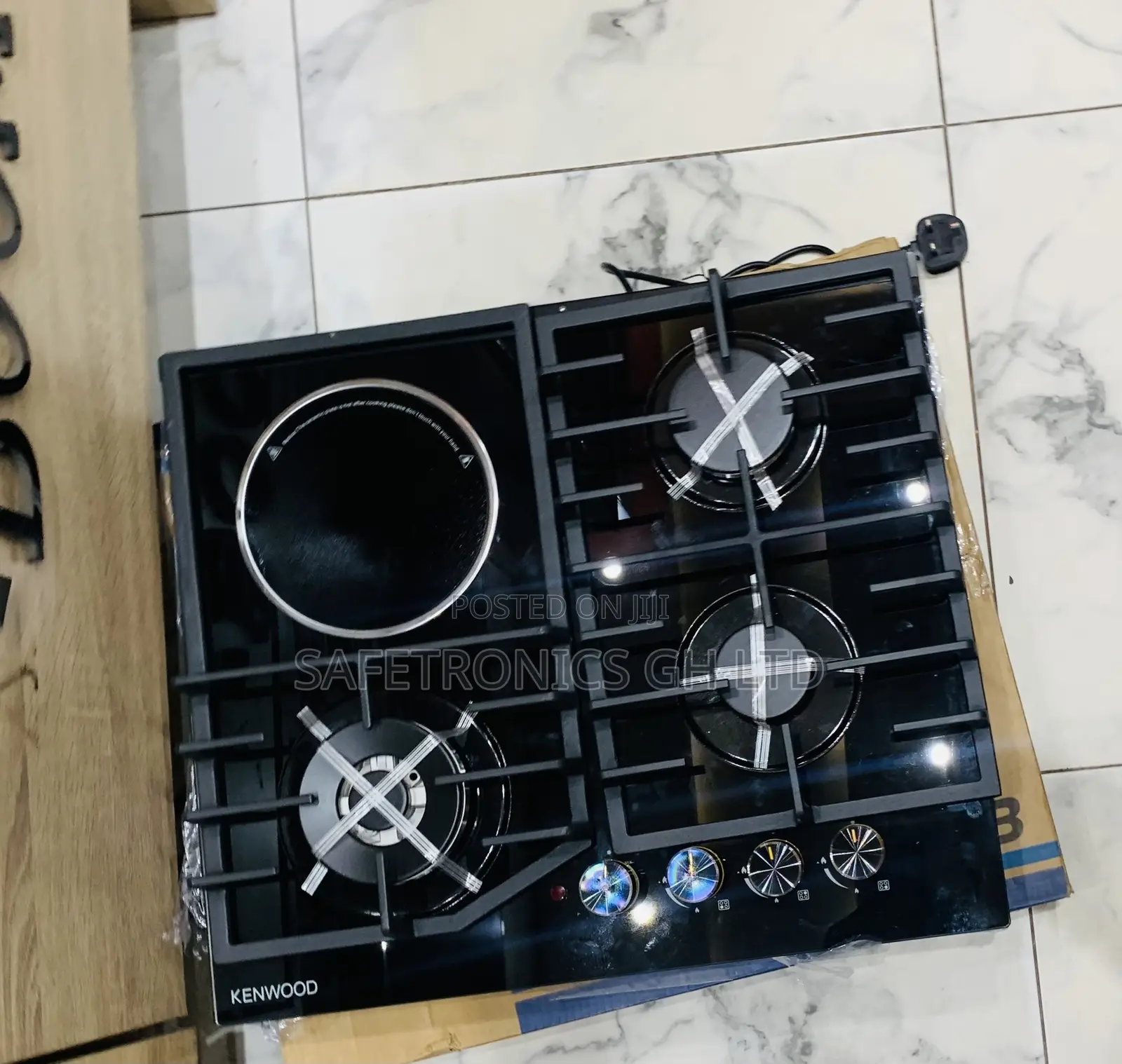 Smart FlamePro 60cm Kenwood 3 Gas 1 Electric Hob