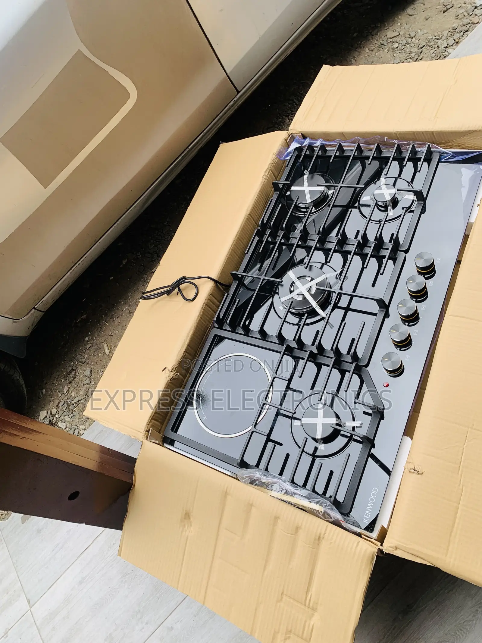 Zealous Sleek Kenwood Gas Electric Cooker Built in 4-1 Stove 90cm