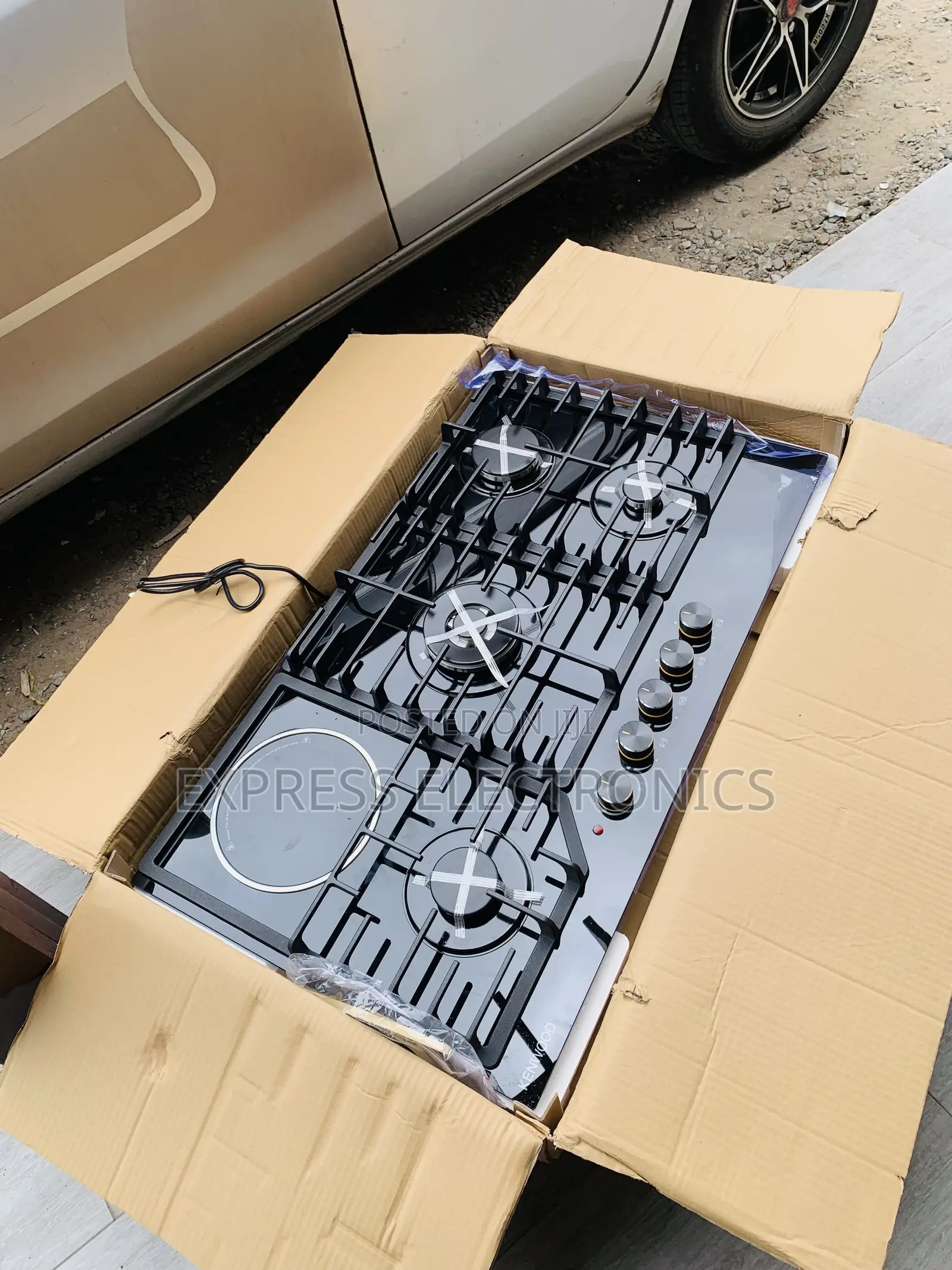 Zealous Sleek Kenwood Gas Electric Cooker Built in 4-1 Stove 90cm