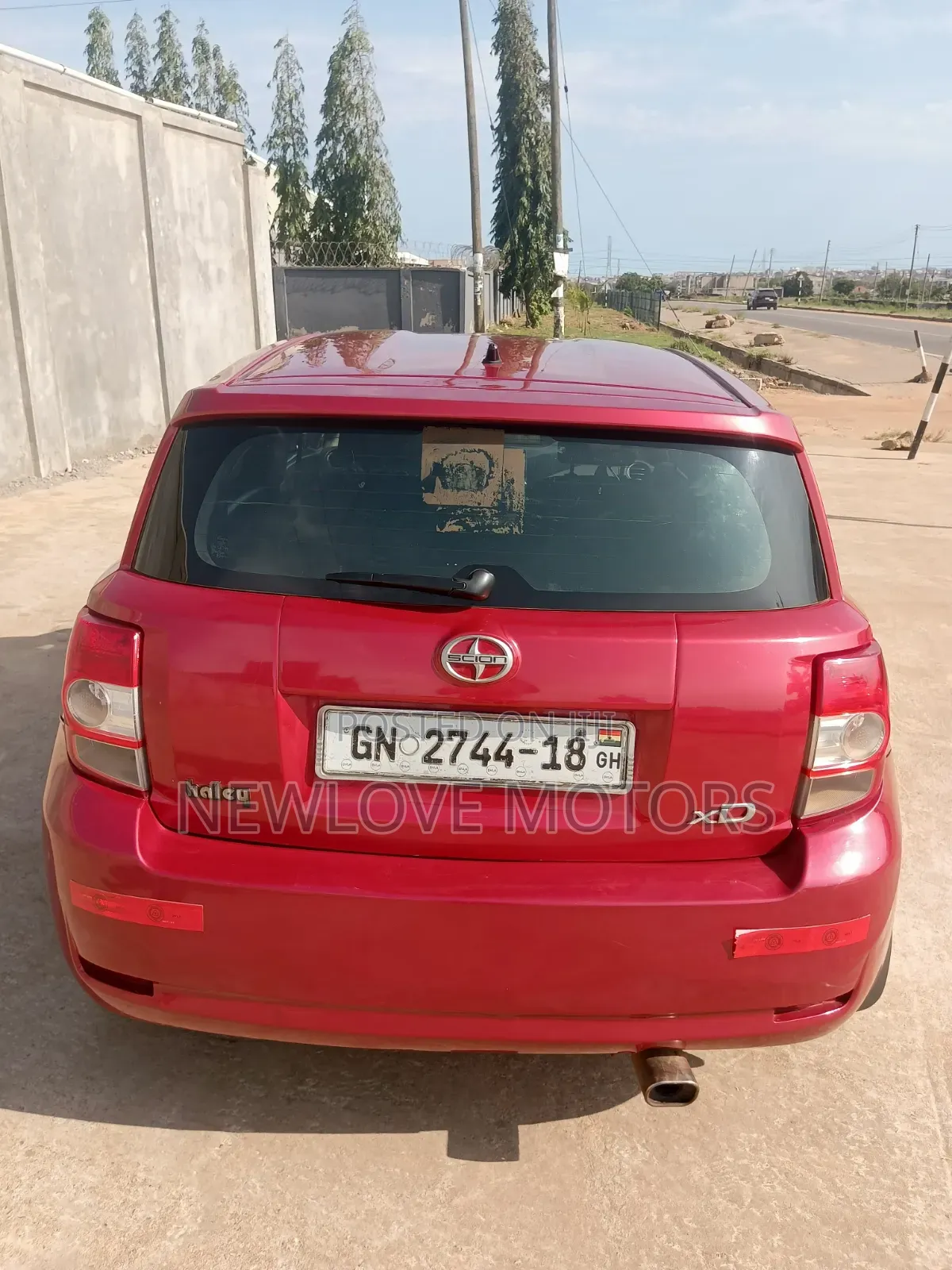 Scion xD Base 2013 Red