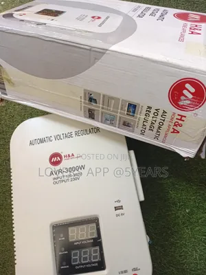 H&A 3000W Voltage Regulator for TVs and Refrigerators
