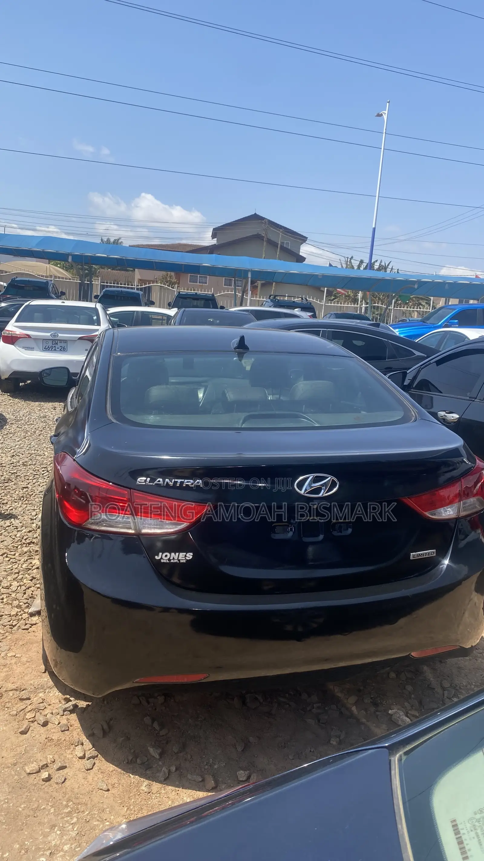 Hyundai Elantra Limited Sedan FWD (1.8L 4cyl 6A) 2013 Black