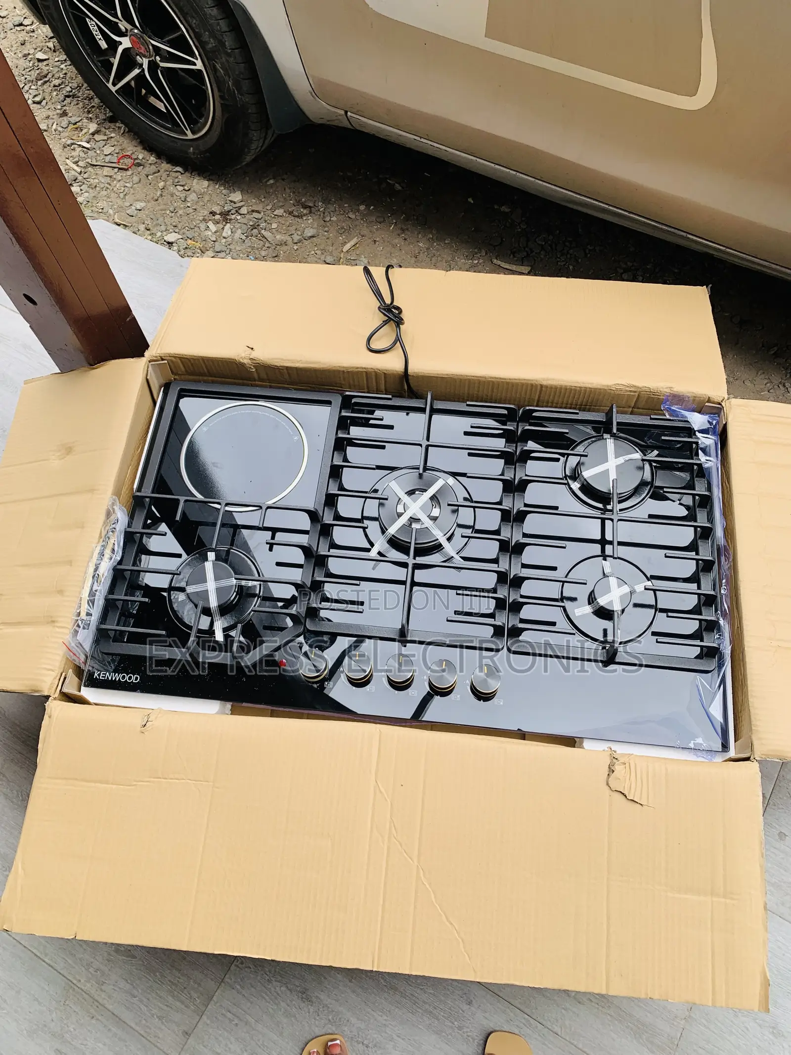 Shop the New Built in Gas Electric Cooker 4-1 90cm Black