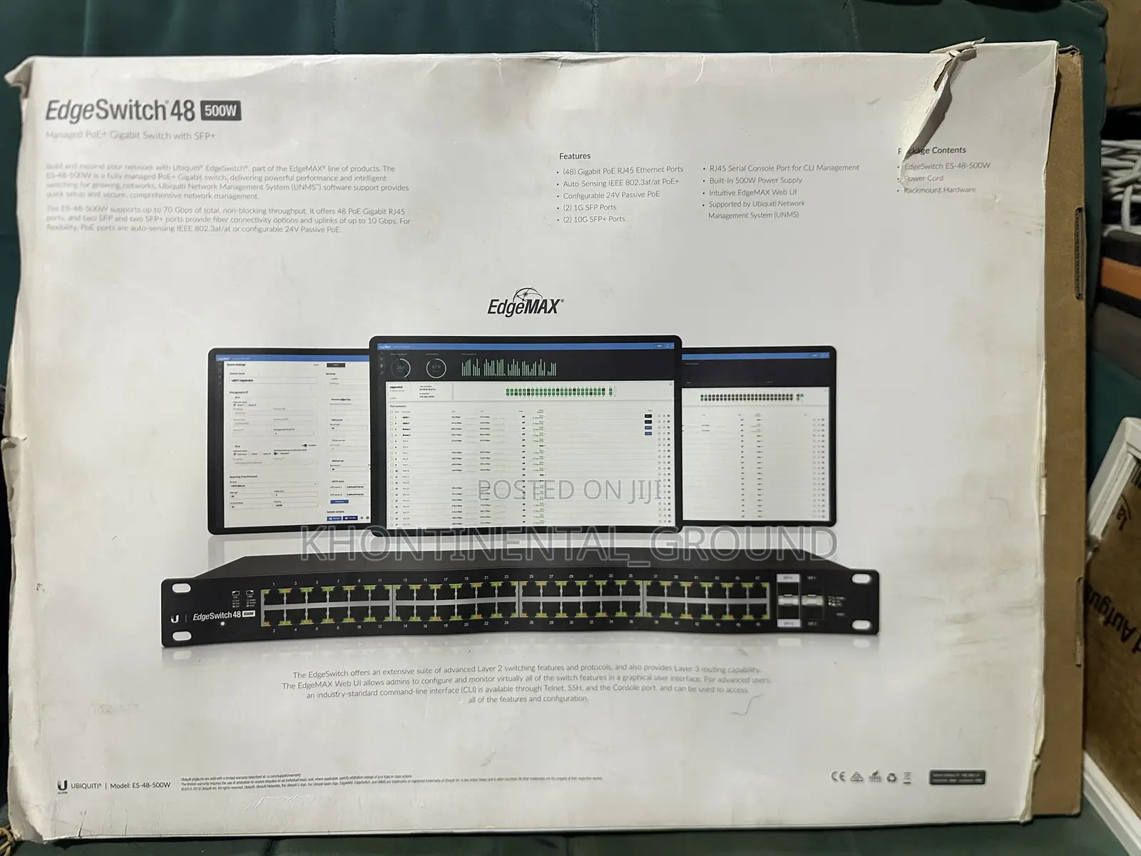 Ubiquiti EdgeMAX Switch.