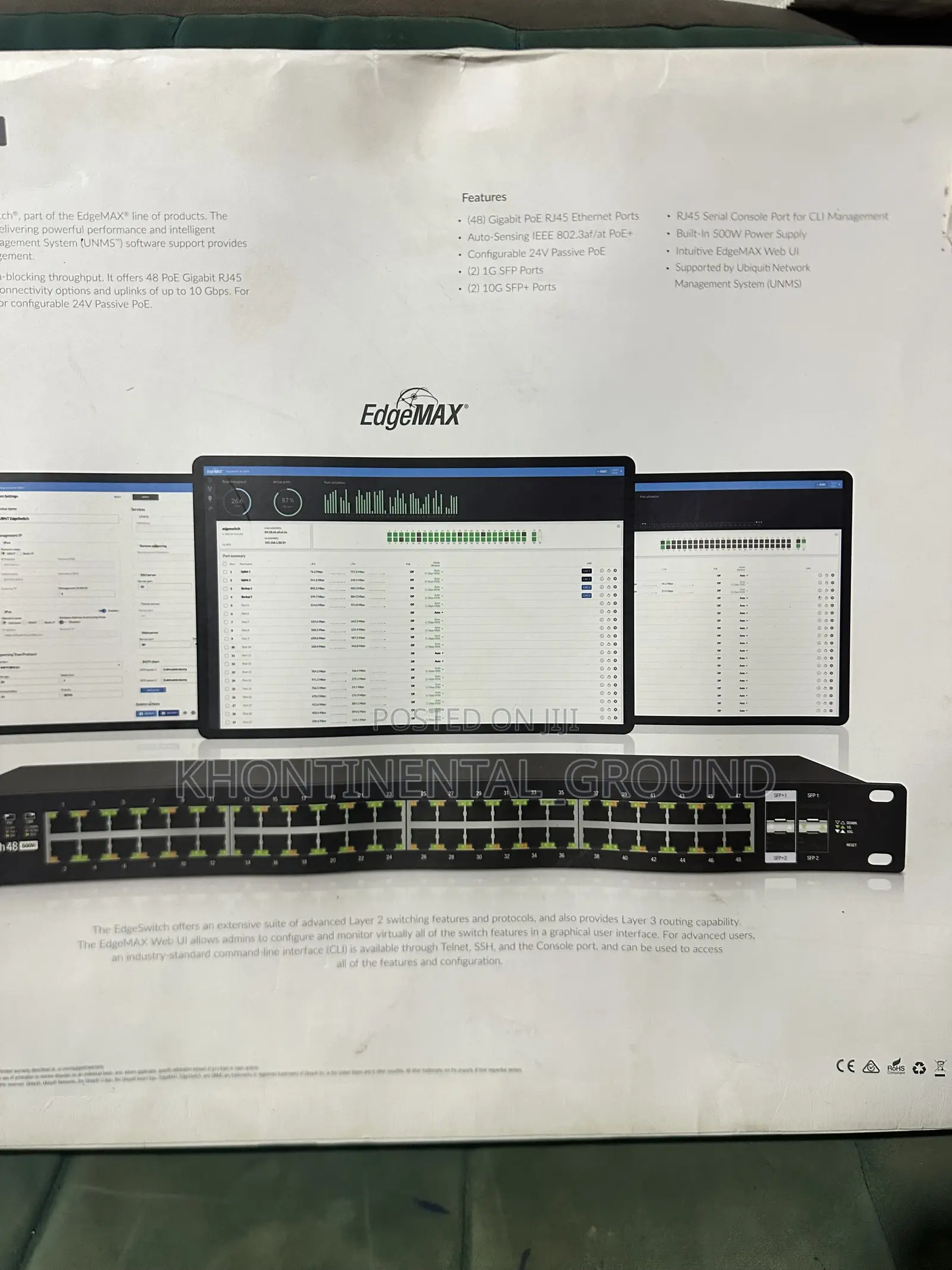 Ubiquiti EdgeMAX Switch.