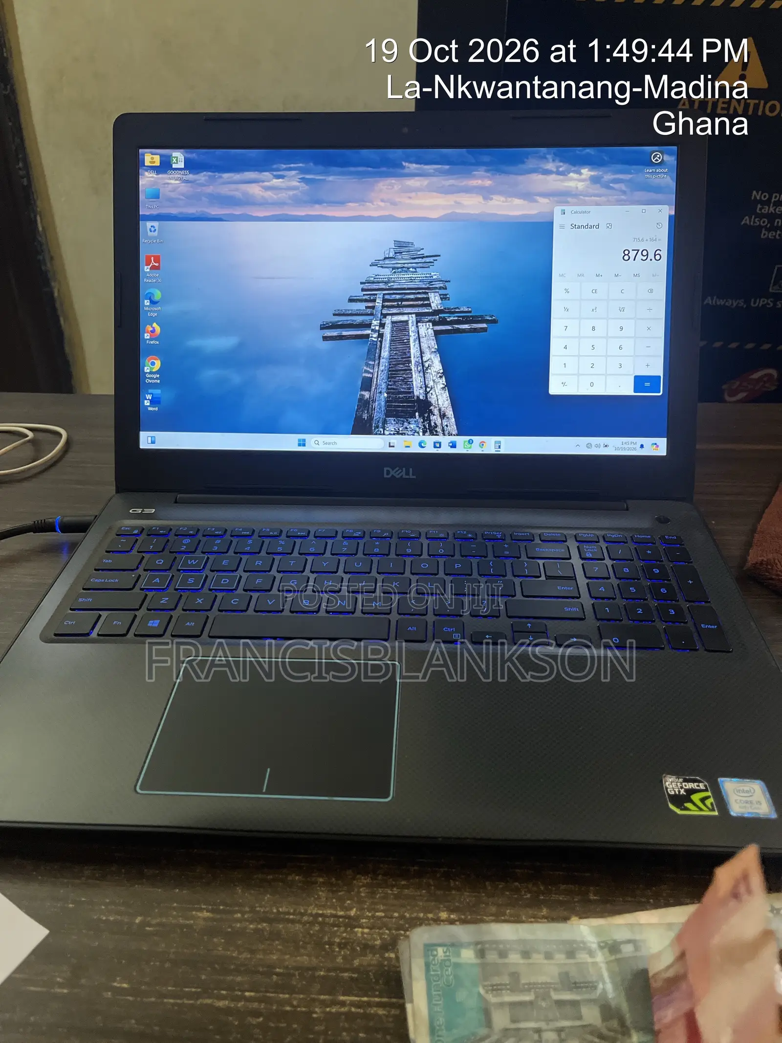 Laptop Dell G3 15 3579 16GB Intel Core i5 SSD 500GB