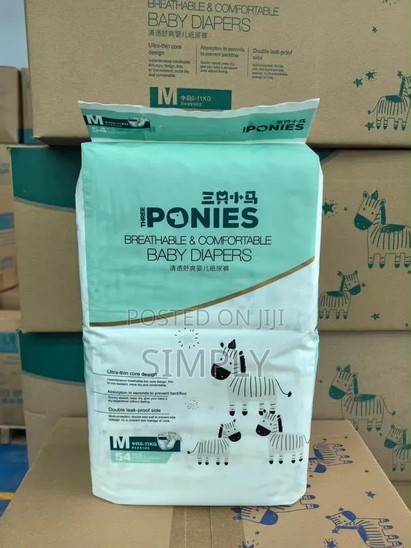 Ponies Baby Diapers