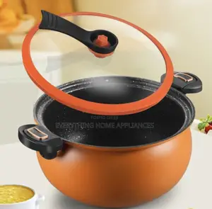 Non- Stick Micro Pressure Cooker Pot and Mini Deep Fryer Available