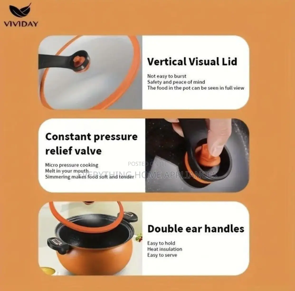 Non- Stick Micro Pressure Cooker Pot and Mini Deep Fryer Available