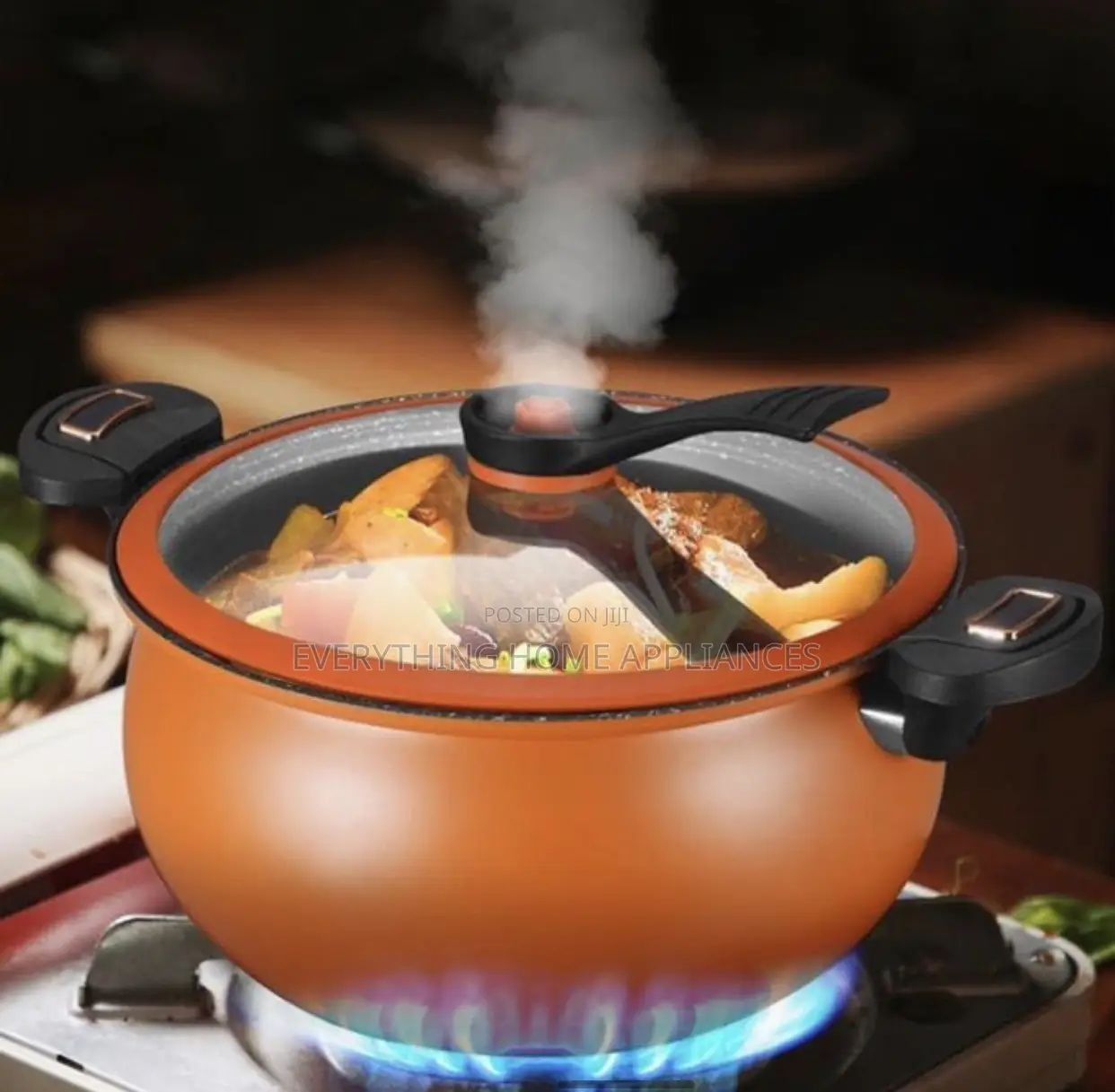 Non- Stick Micro Pressure Cooker Pot and Mini Deep Fryer Available